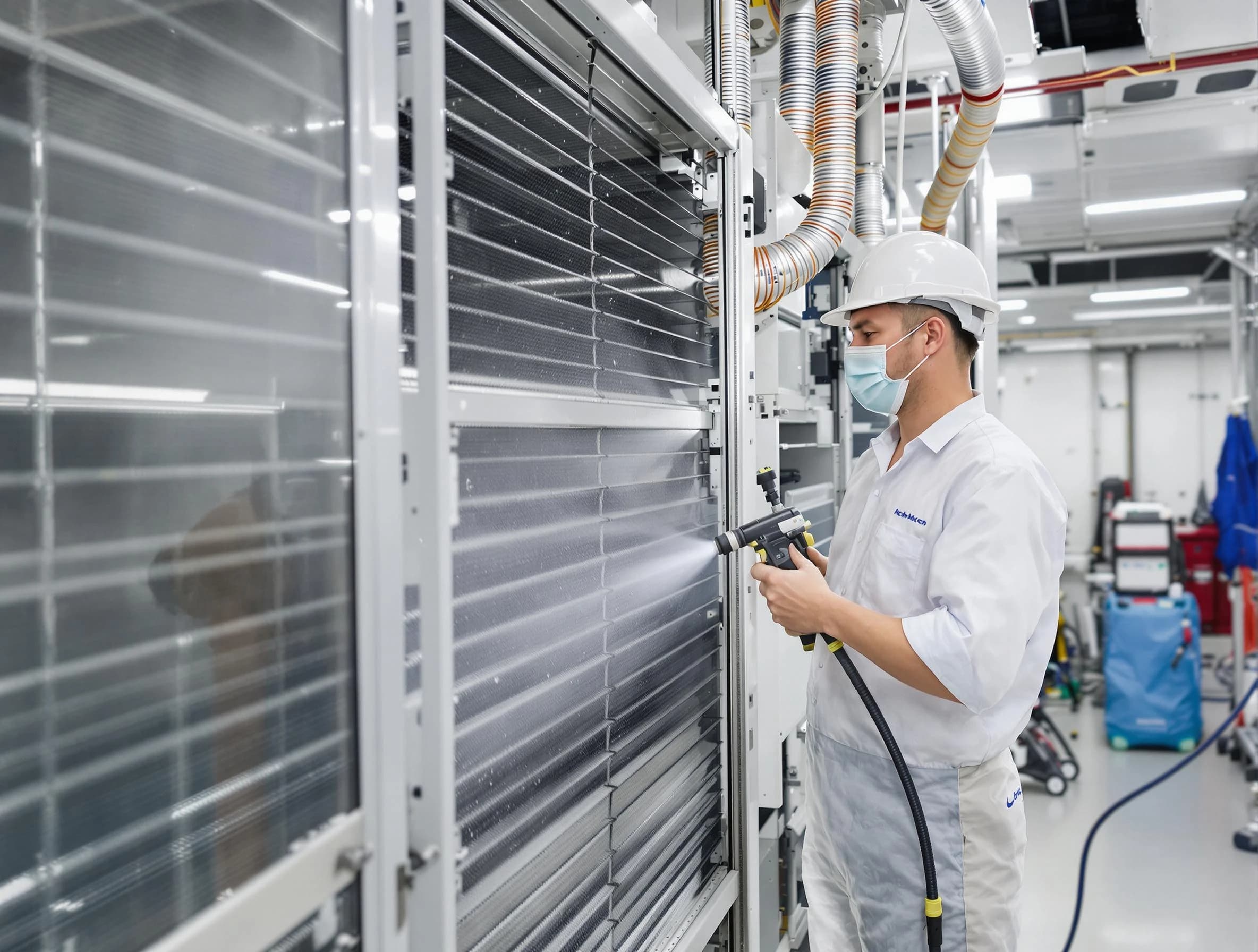 Professional AC coil cleaning by Spring Hill Air Duct Cleaning in Spring Hill