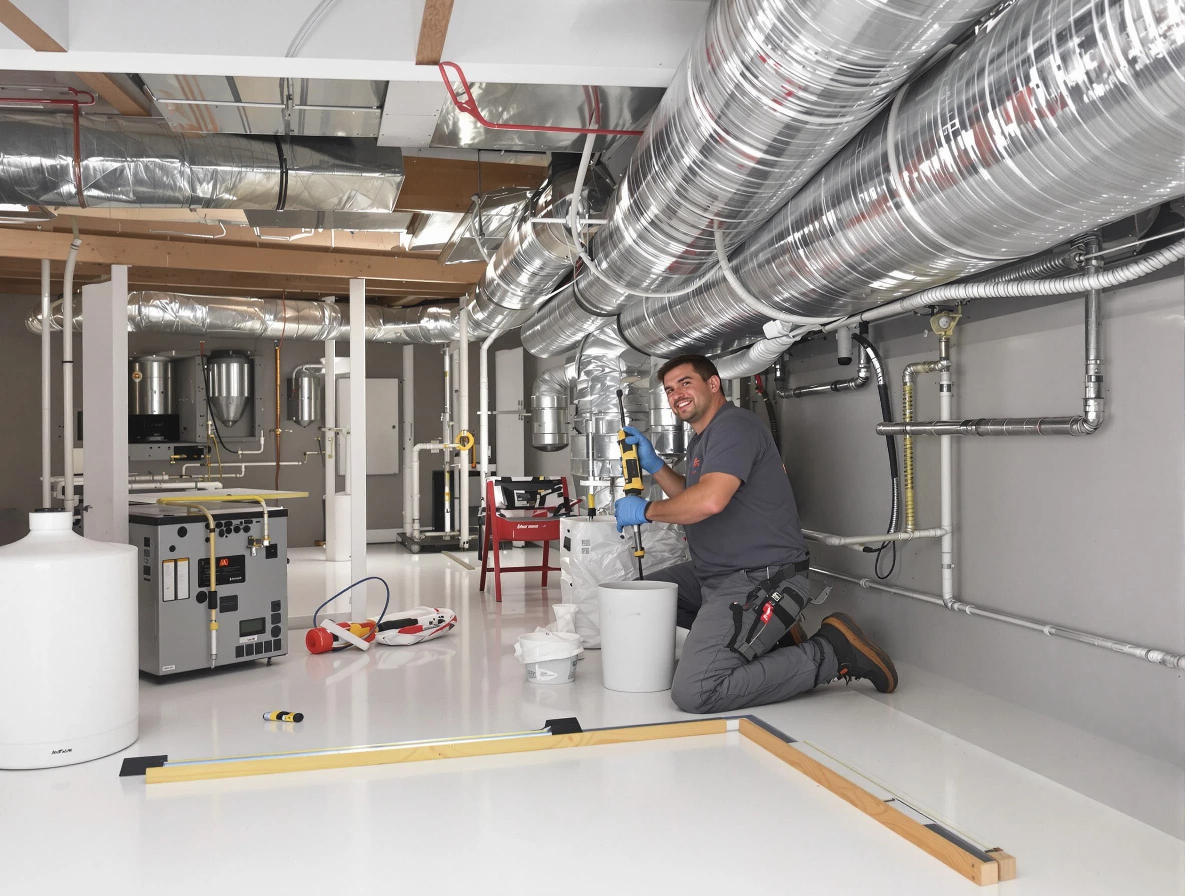 Professional duct sealing service by Spring Hill Air Duct Cleaning in Spring Hill