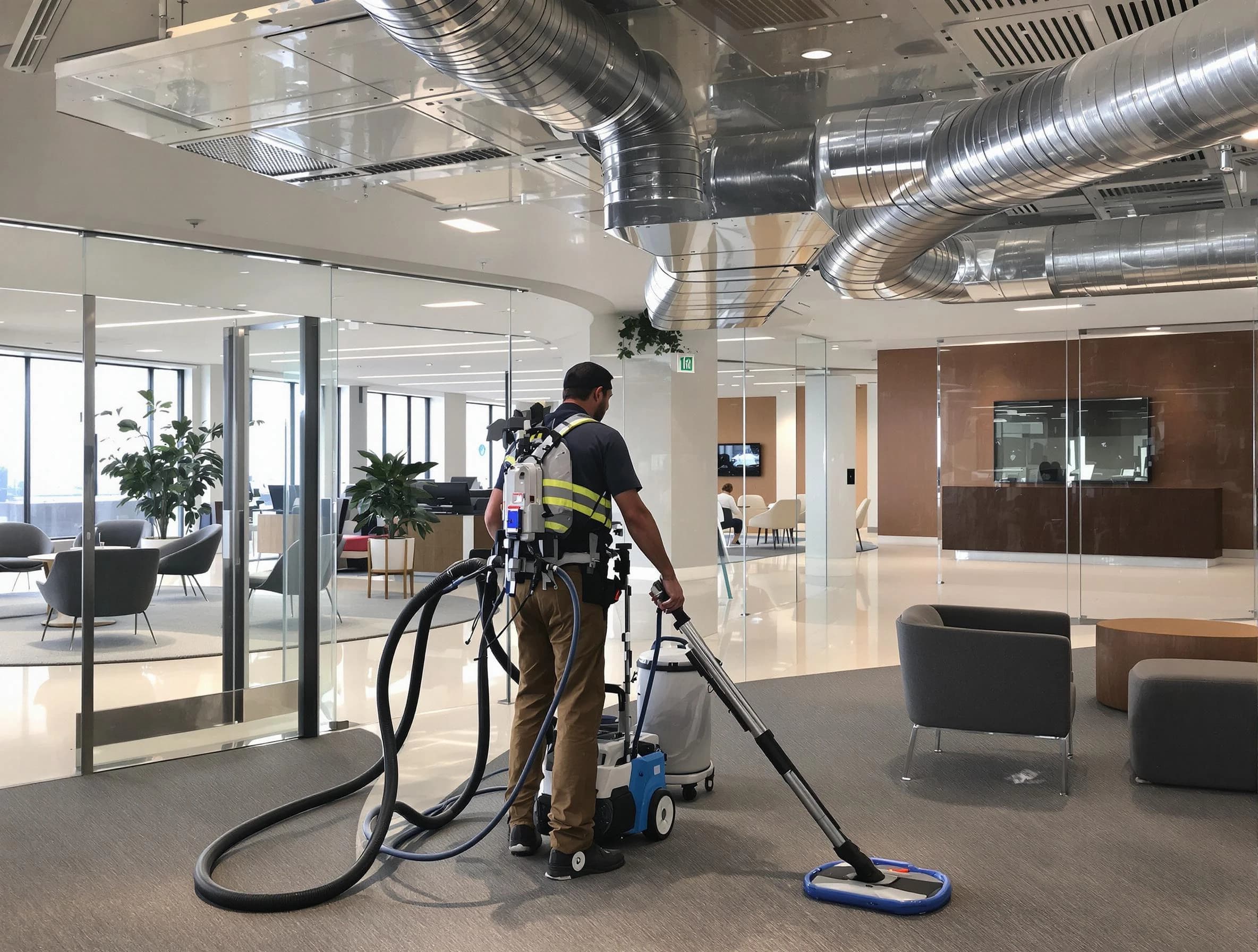 Commercial duct cleaning service by Spring Hill Air Duct Cleaning in Spring Hill