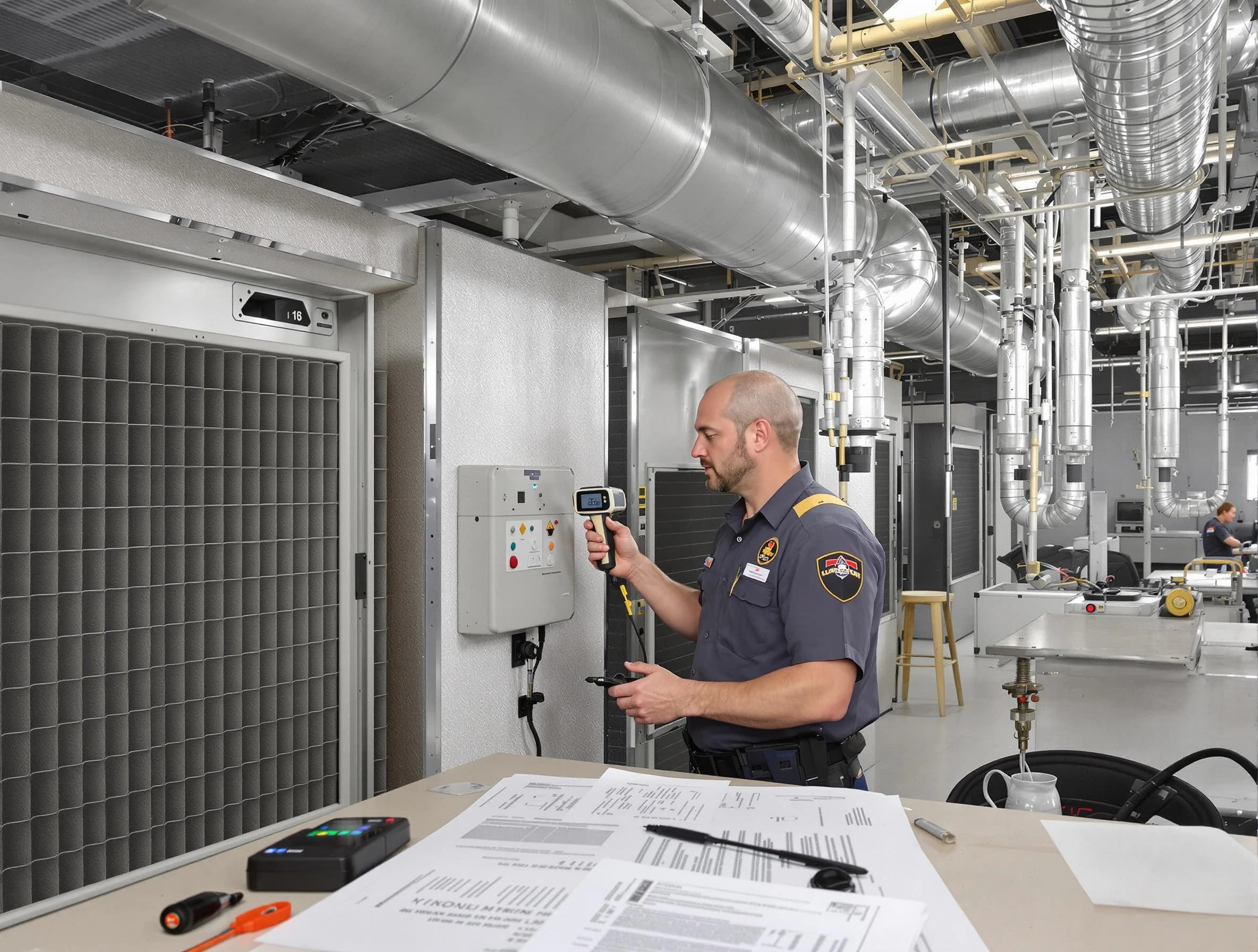 Professional filter system inspection by Spring Hill Air Duct Cleaning in Spring Hill