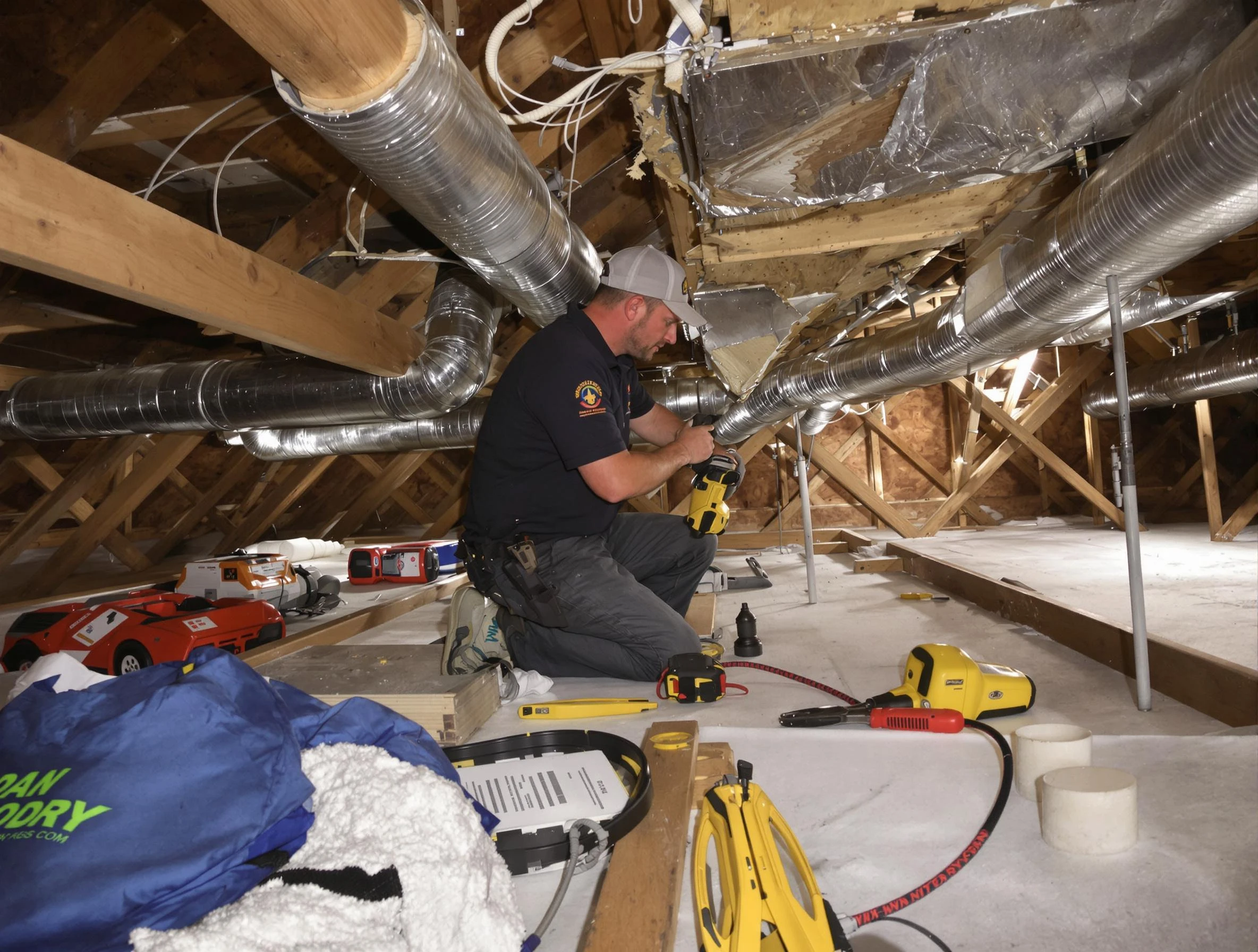 Professional air duct repair by Spring Hill Air Duct Cleaning in Spring Hill