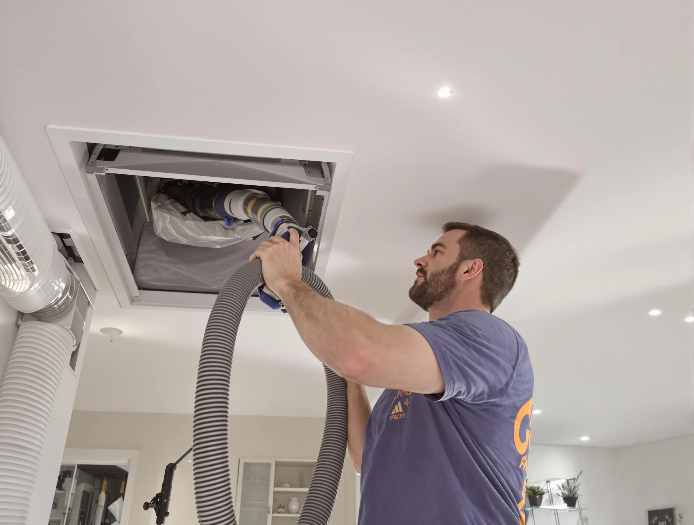 Precision indoor duct cleaning by Spring Hill Air Duct Cleaning in Spring Hill